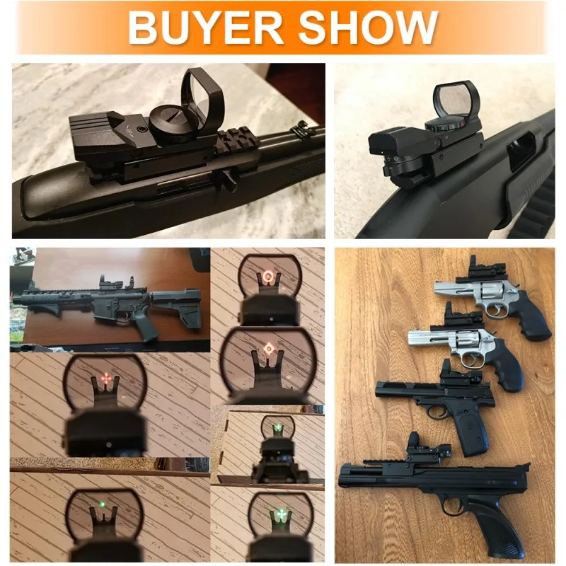 Collimateur réflexe à 4 réticules HD101, vue optique tactique, point rouge vert, lunette de visée compacte haute définition, jouet, offre spéciale