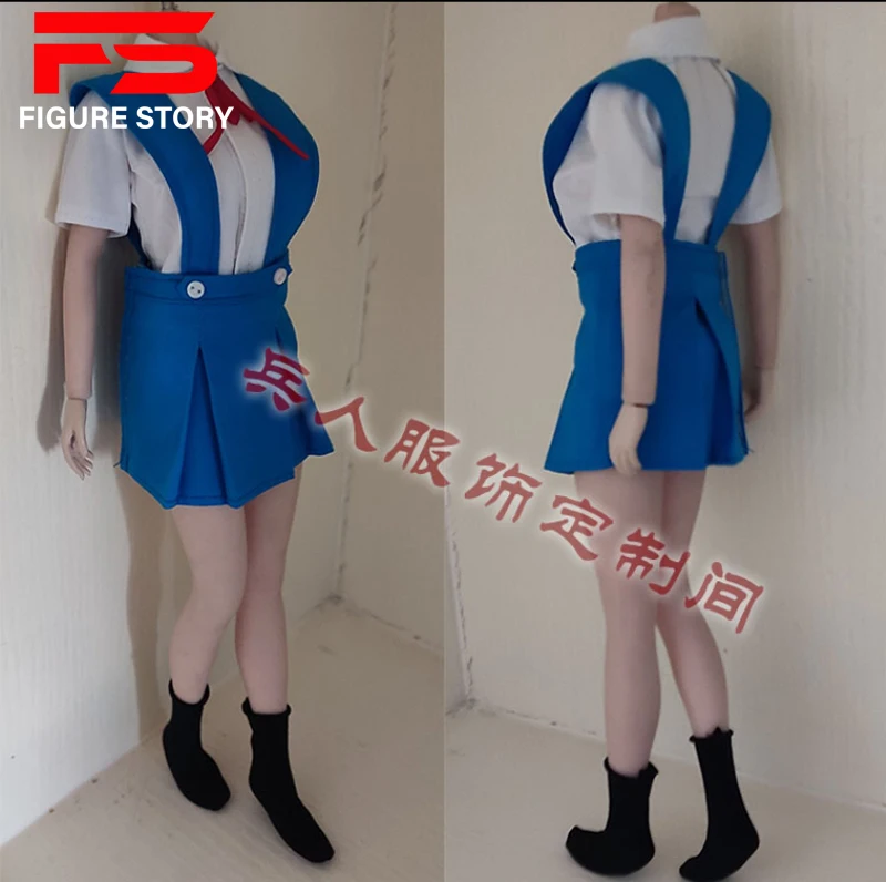 

1/6 Scale female dolls clothes Lingbo school uniform fit 12'' action figure body model