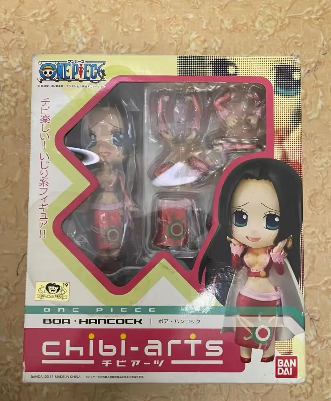 Original Genuine Bandai chibi arts Nami Boa Hancock Tony Tony