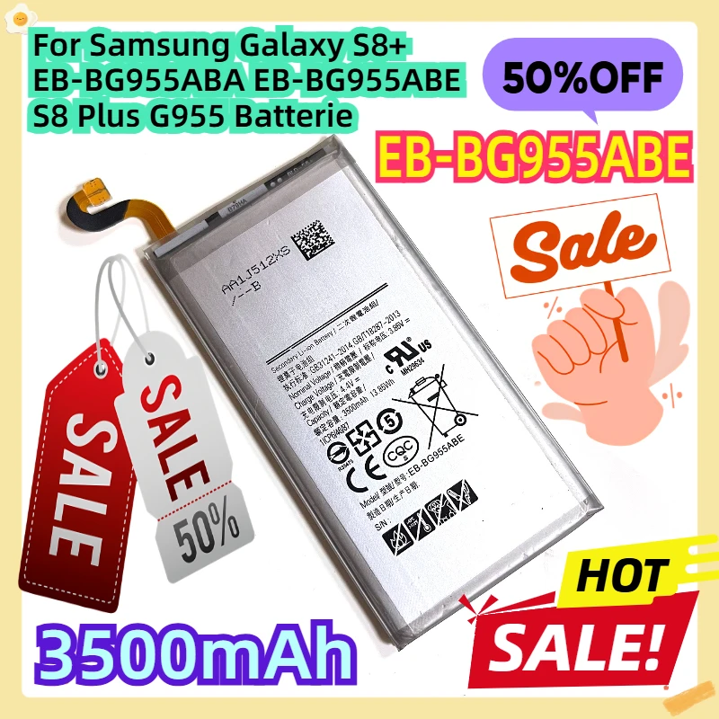 

For Samsung Galaxy S8+ EB-BG955ABA EB-BG955ABE S8 Plus G955 3500mAh Batterie