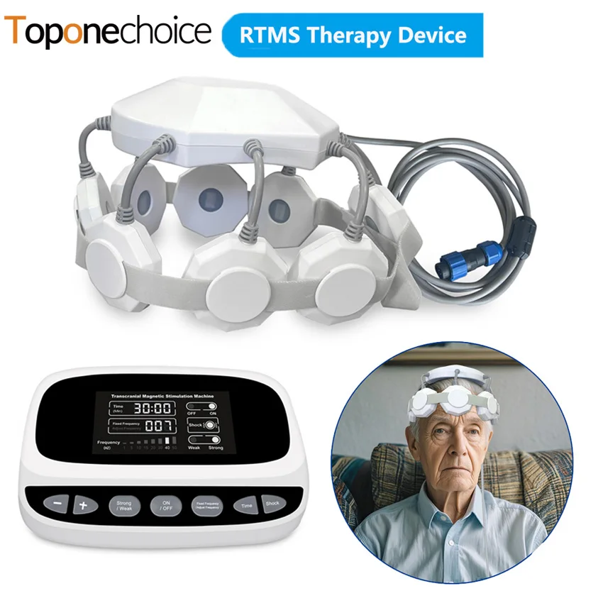 

19mT rTMS Transcranial Magnetic Stimulator Parkinson's disease Insomnia Anxiety Depression Treatment Instrument Schizophrenia