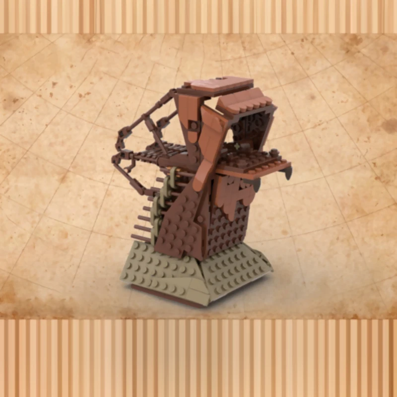 Ring Movie Model MOC Building Bricks Small Siege Tower Scene Modular Technology Gifts Holiday Assemble Children Toys Suit