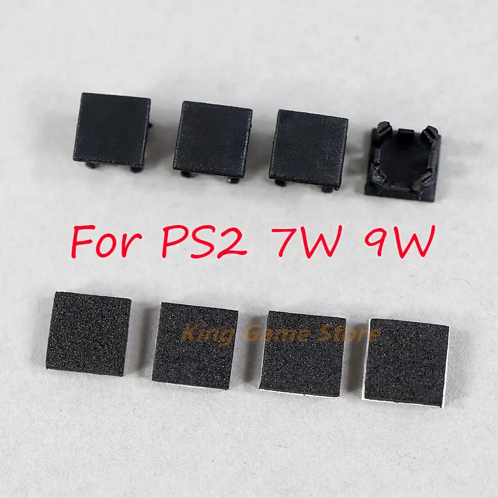 1set Dust Plug Set Rubber Feet Plastic Pad Cover For PS2 7W 9W 70000 90000 For PS2 3W 30000 Controller Replacement Parts