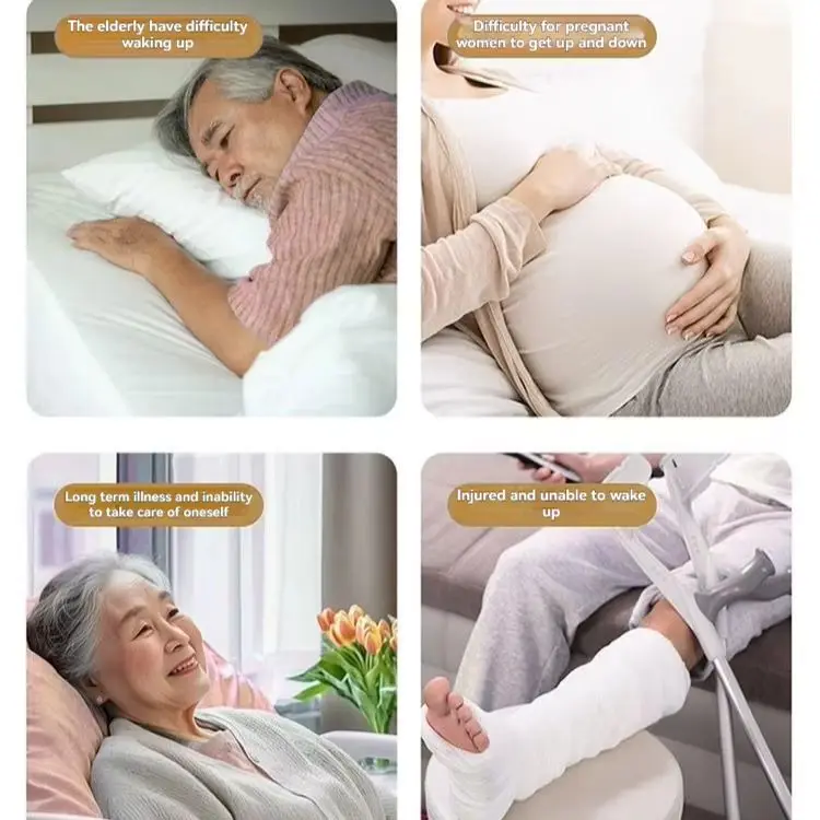 Automatic Lifting Adjustable Backrest Back Lifter Automatic Elderly Get up Nursing Bed Support Riser Elderly Mobility Care Equip