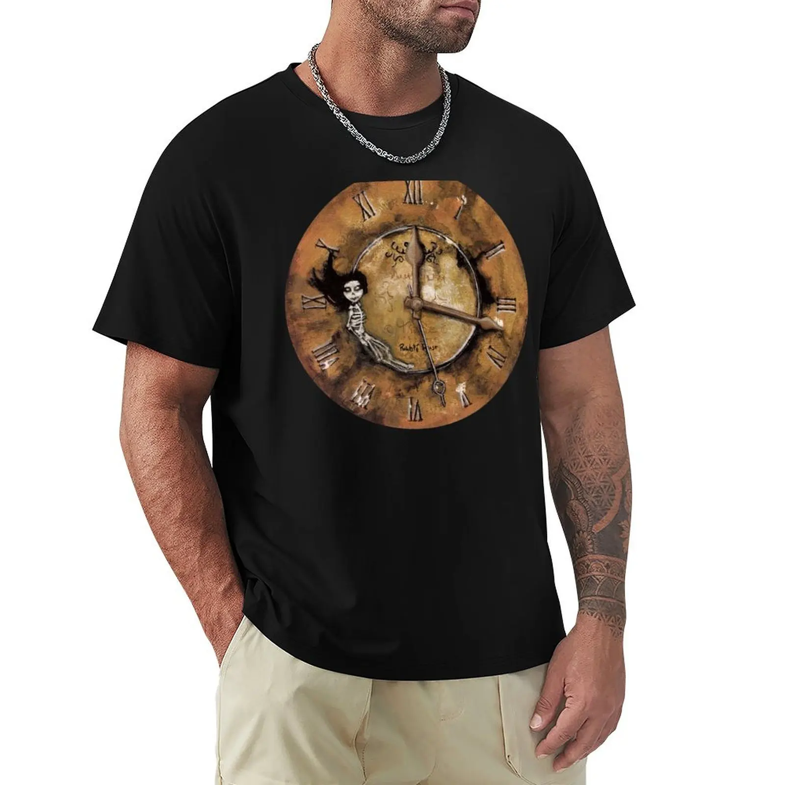 Counting Out Time T-Shirt Plus Size Non-Shrink T-Shirt
