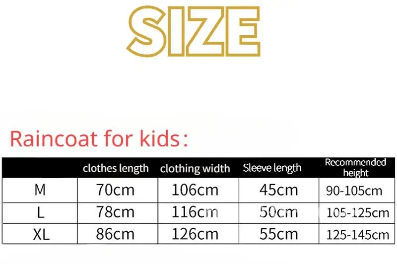

Korean Style Child Rain Poncho with Bag Waterproof Raincoat with Girls Raincoat Students Space for Schoolbag Kids for
