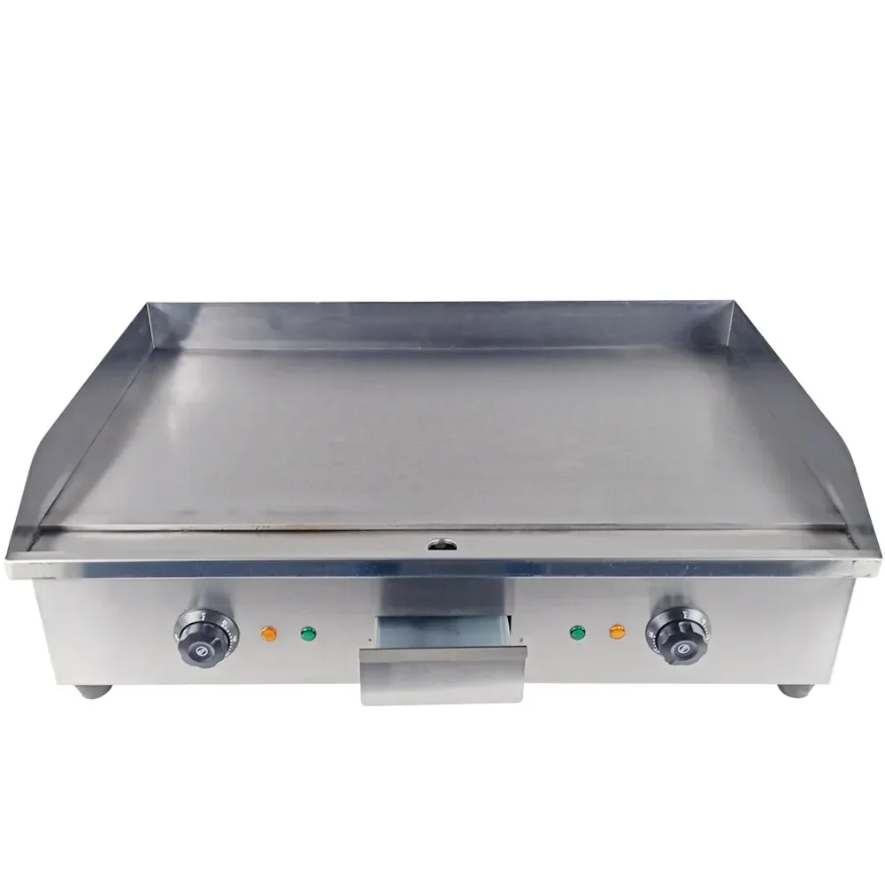 Commercial Restaurant 5.6kw Smokeless Oven Barbecue Grill Griddle Stainless Steel Electric Griddle