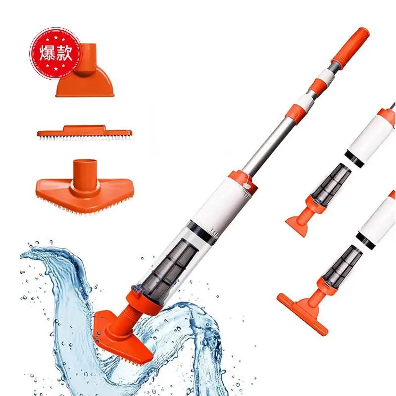 

Rechargeable Cordless 3 In 1 Pool Vacuum , Handheld For Above & In-Ground Pools , Hot Tubs , Spas US Plug