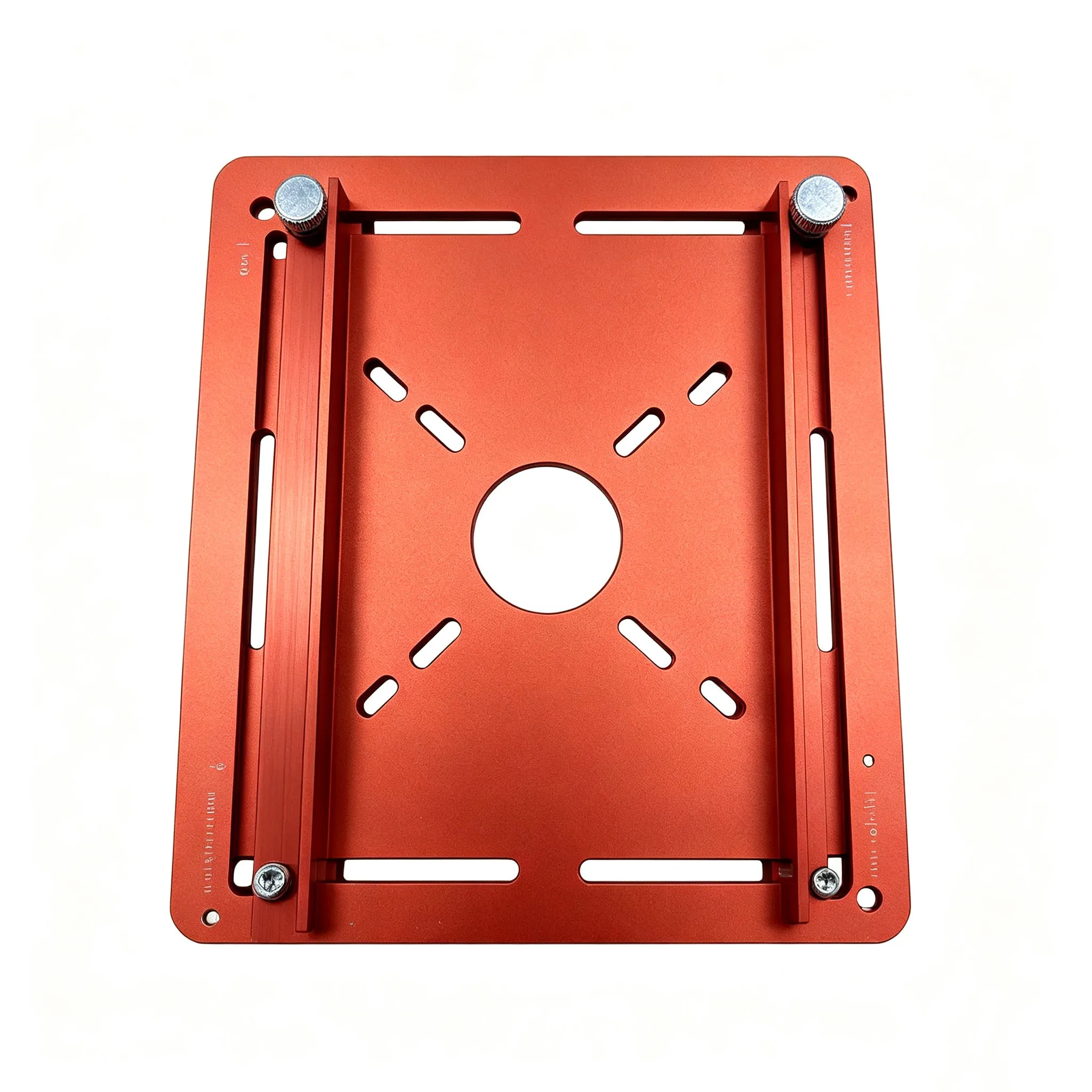 Aluminum Alloy Router Guide Dual-Scale Cuts Base Plate For Edge Trimming Machine Woodworking Cutting Positioning Auxiliary Tool