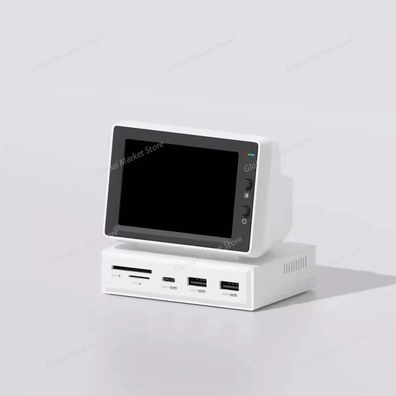 

3,5-дюймовый мини-экран IPS AIDA64 Mini PC CPU RAM HDD Монитор данных Дисплей Дополнительный экран с концентратором USB C для ноутбука MacBook