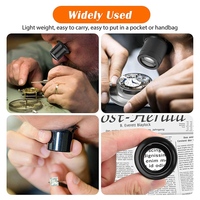 4PCS Loupe Eyeglass Magnifiers Set 5X 10X 15X 20X Watch Repair Loupe Magnifier Set Magnifying Glass For Watch Jewellery