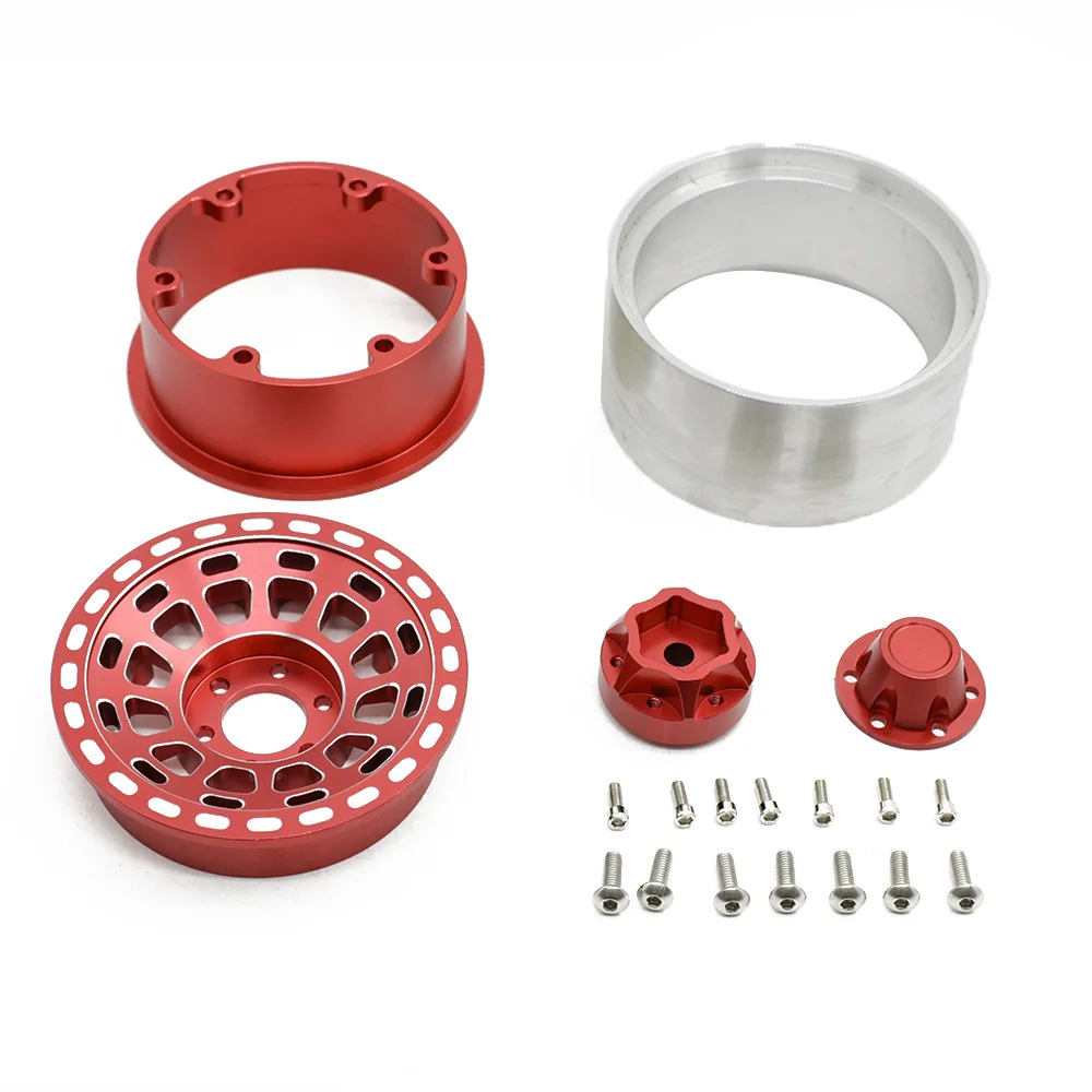 

Улучшенный аксессуар для радиоуправляемой модели автомобиля 1/6 AXAIL SCX6, 2,9 дюйма, колеса из алюминиевого сплава.