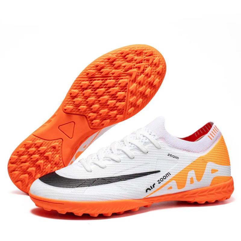 New2024Low-top Assassin Youth Training Long Spikes47Code Broken Spike Soccer Shoes