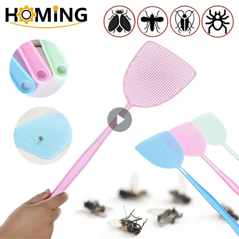 1Pc Fly Swatters Plastic Flyswatters Mosquito Pest Control Insect Killer  Fly Trap Mosquito Fly Killer Home Kitchen Accessories