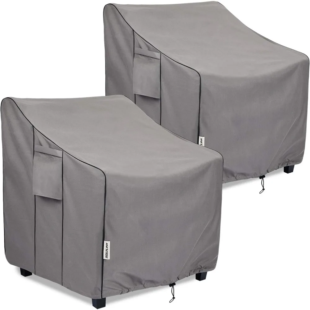 

Patio Chair Covers Waterproof, Heavy Duty Outdoor Furniture Covers Fits up to 32W x 34D x 36H inches -2 Pack