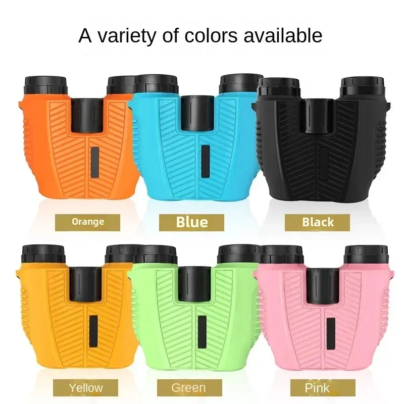 10 × 25 Binoculars Outdoor Pocket Foldable Portable Pocket Optical Monoculars Suitable for Children's Entertainment Telescopes