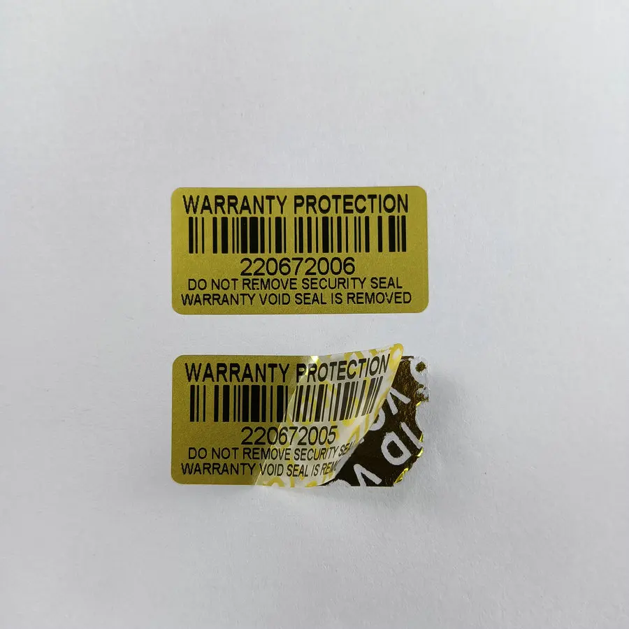 

200pcs Warranty Protection Sticker (30mm x15mm )Security Seal Tamper Proof Warranty Void Label Stickers