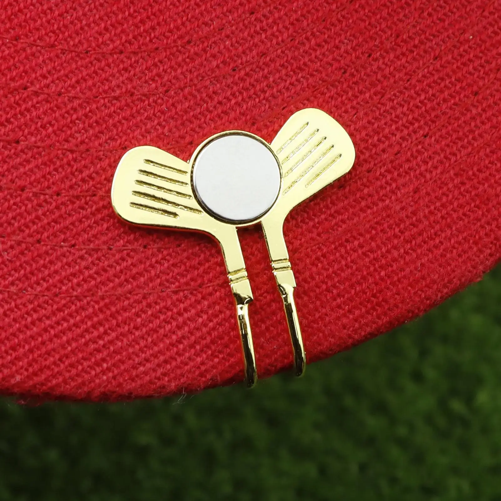 Pro Magnetic Golf Ball Marker Hat Clip Unisex Training Aids Durable Golf Hat Clip Ball Marker For Practice Field Backyar