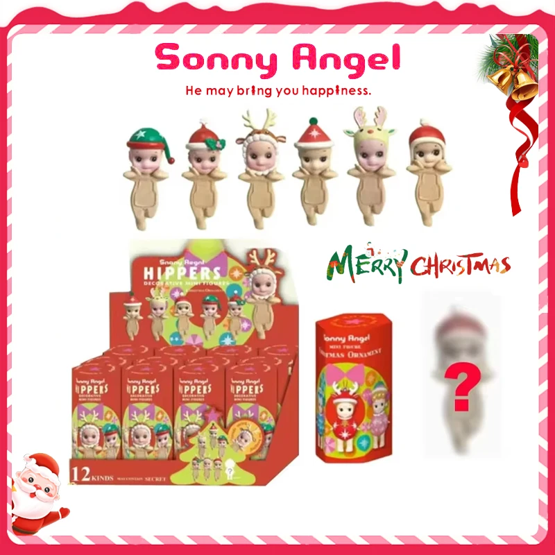 

Sonny Angel Blind Box Christmas Angel Series Party Angel Mysterious Blind Box Cute Figure Doll Toys Car Ornament Christmas Gift