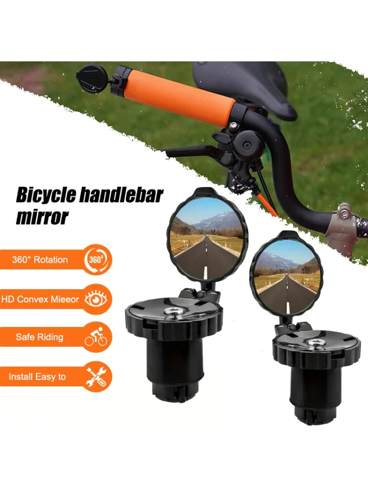 AliExpress NPY Bicycle Mini Handlebar Mirror for Bicycle Universal Adjustable Rotate 21-22mm MTB Road Bike Rearview Mirror Bike Accessories