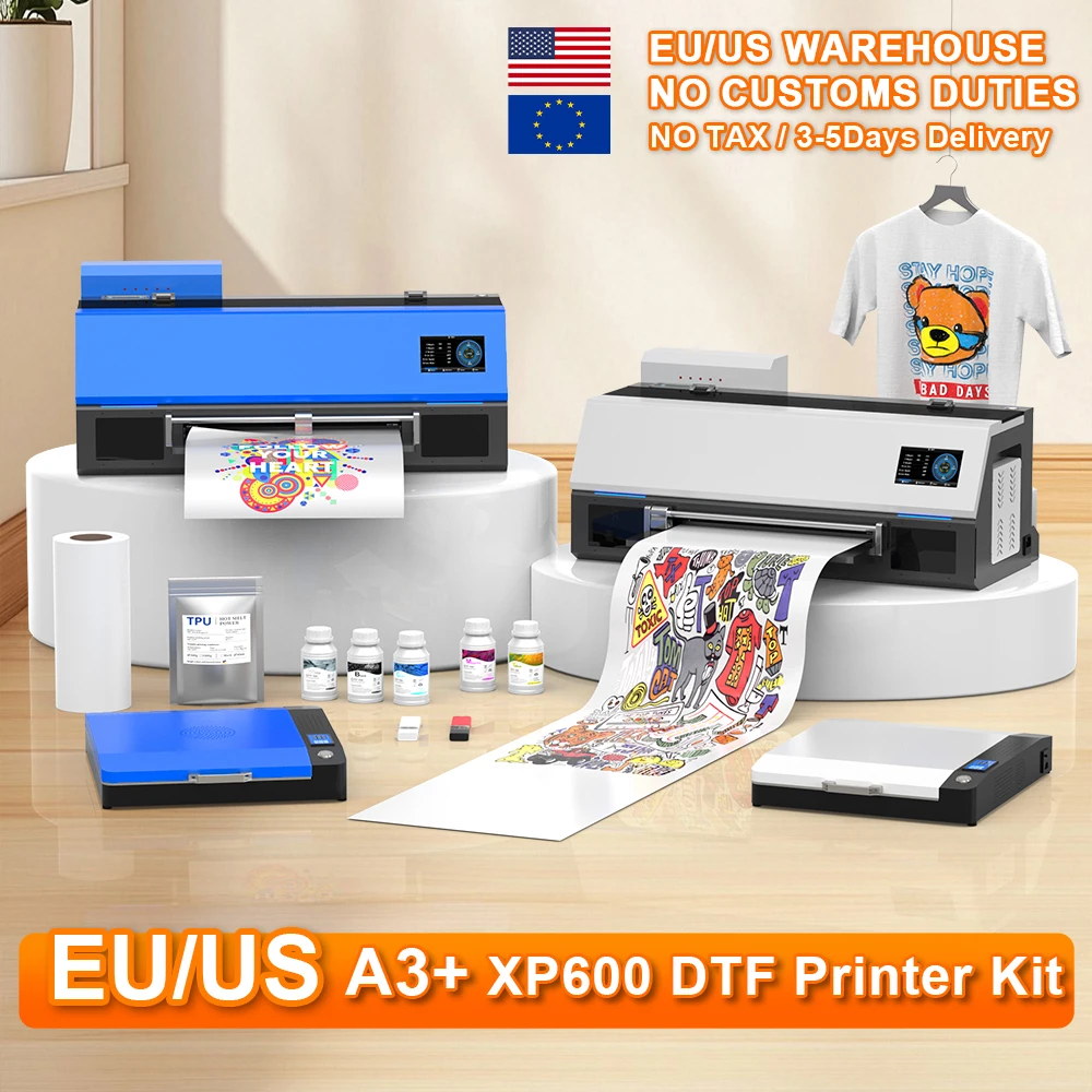 

EU/US StockA3 XP600 DTF Printer A3 DTF Printer XP600 Directy Transfer Film Printing machine For Jean Hat Printer DTF Printer