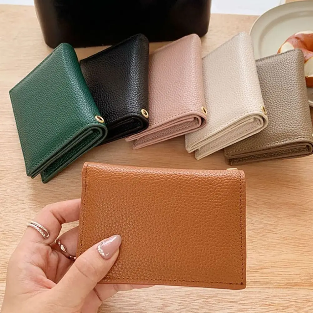 

Korean Style Lichee Pattern Wallet Solid Color Pearls Wrist Chain Solid Color Coin Purse Wallets Storage Bag Card Holder Student