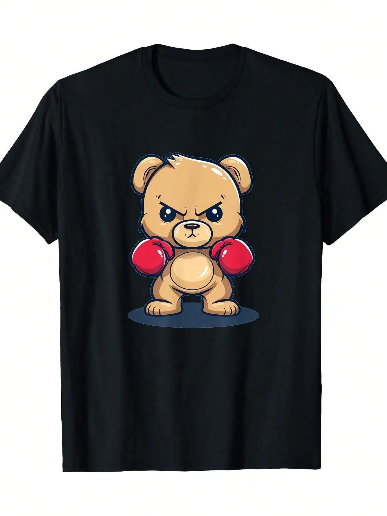 

Cool Teddy Bear With This Boxing Gloves Costume T-Shirt, Stylish Men'S Cotton Tee – Breathable And Comfortable For Daily Outings