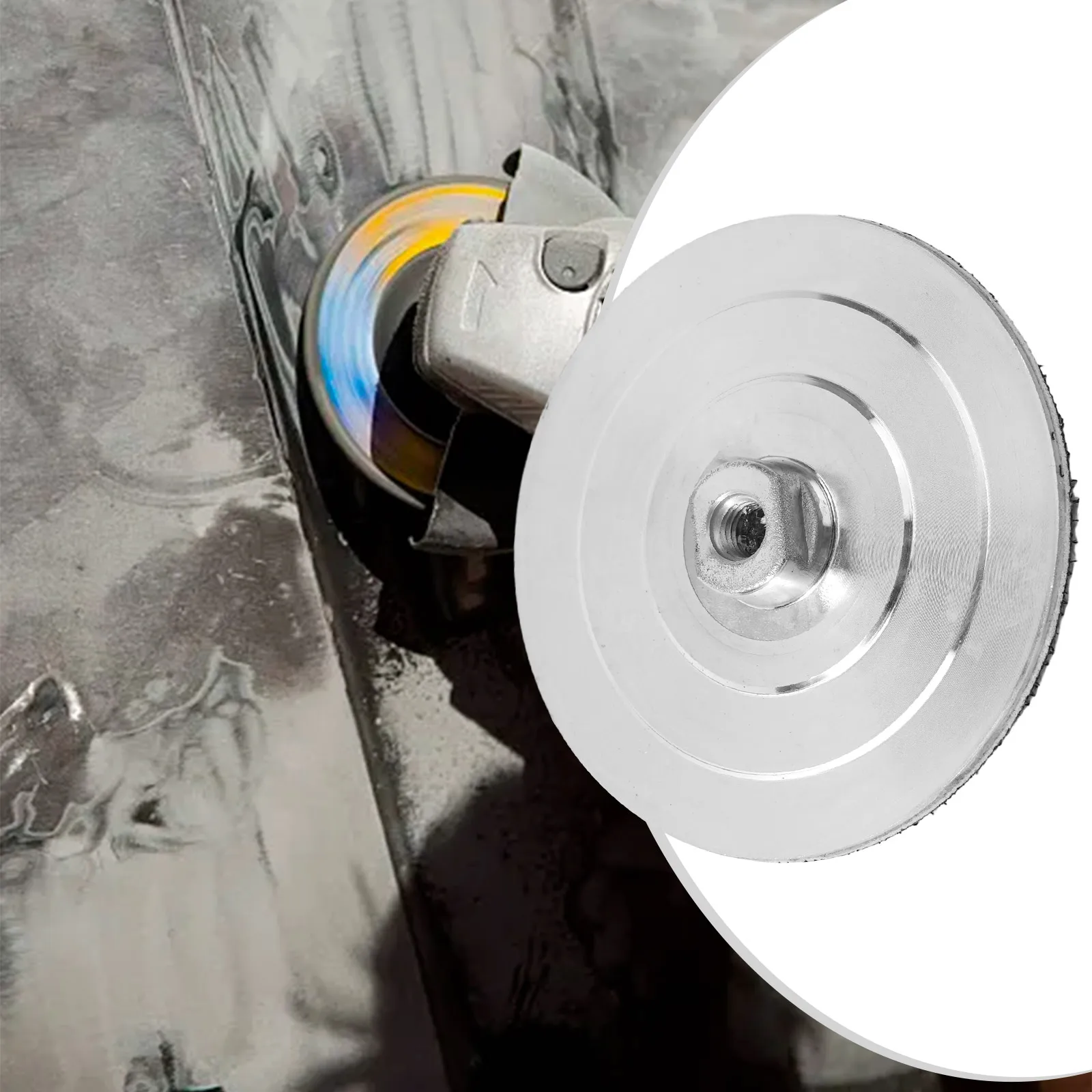 แผ่นรองขัดกระดาษทรายขนาด 3/4 นิ้ว 1 ชิ้น สำหรับเครื่องขัด M14 M10 สำหรับเครื่องขัดขนาด 80/100 มม.