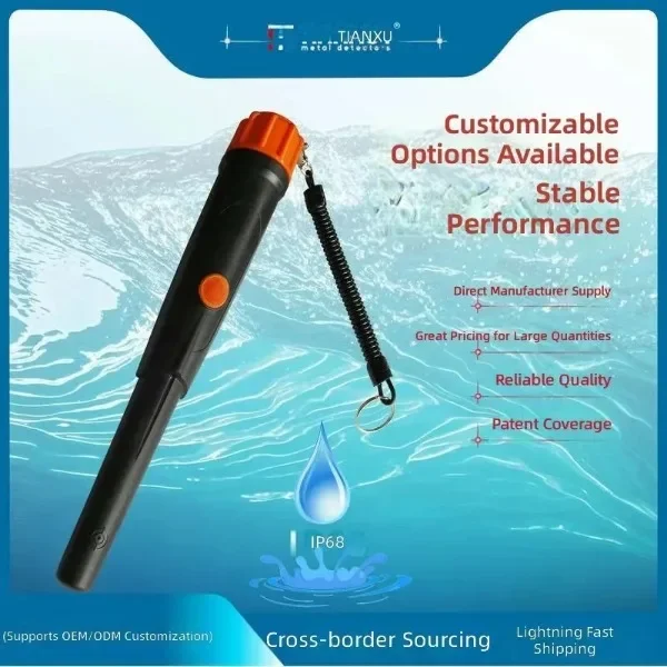 2026 Latest Portable Handheld Metal MD720 for Security Screening Treasure Hunting Construction DIY Metal Finding