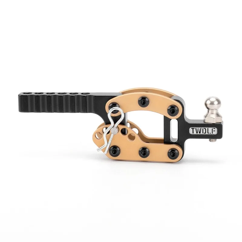 Metalowy hak holowniczy Regulowany hak Rogue do 1/8 1/10 RC Crawler Car TRX4/6 Defender Bronco AXIAL SCX10 RC4WD D90 D110 MK07 Tank 300