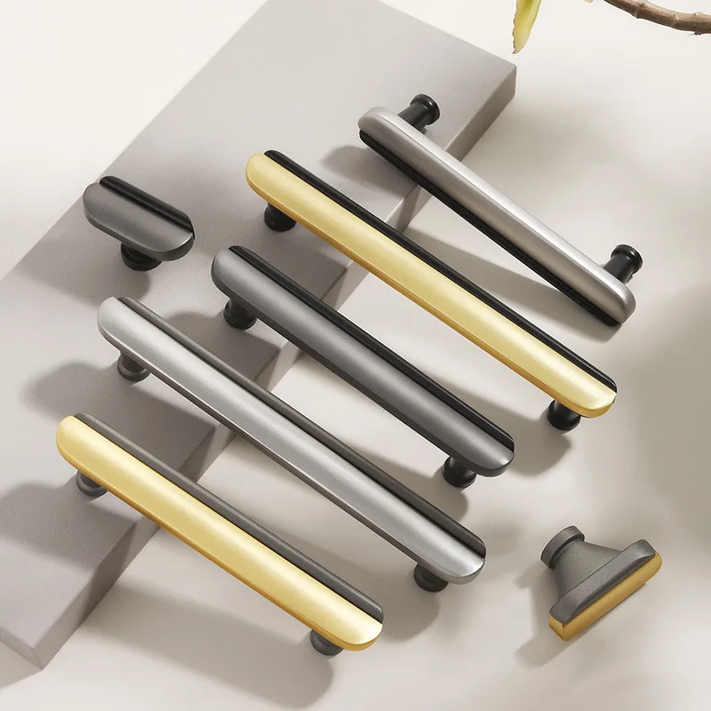 

Light Luxury Zinc Alloy Small Handle Modern Minimalist Wardrobe Handle Wardrobe Drawer Cabinet Door Handle Furniture Accessories