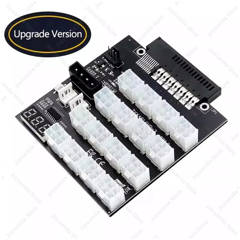 ATX 16x6Pin Power Tap Board for GPU Mining, 800w, 1400w, 1600w