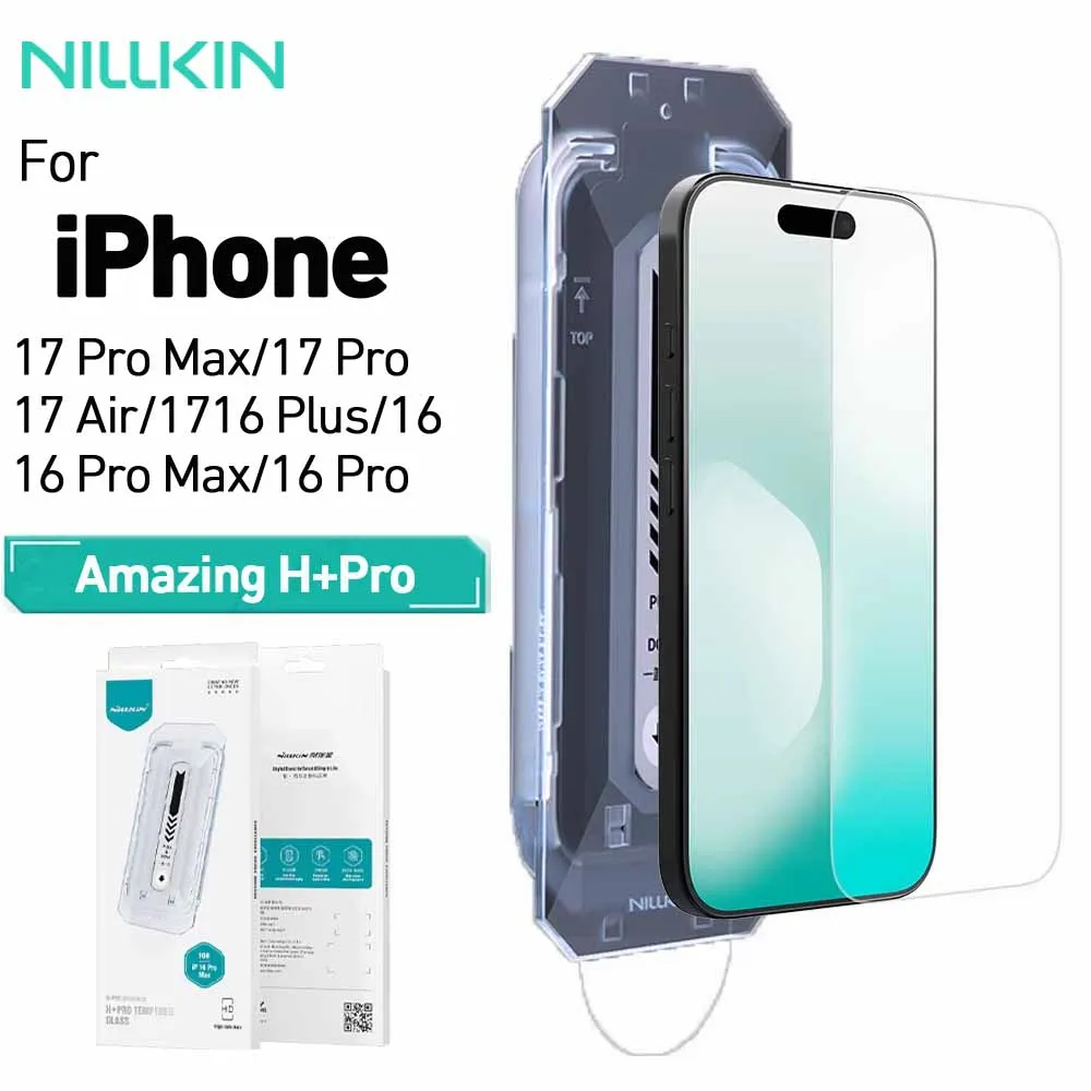 

For iPhone 17 Pro Max 16 Pro Max 17Pro 16Pro Nillkin H+PRO Anti-Explosion Tempered Glass Phone Screen Protector film