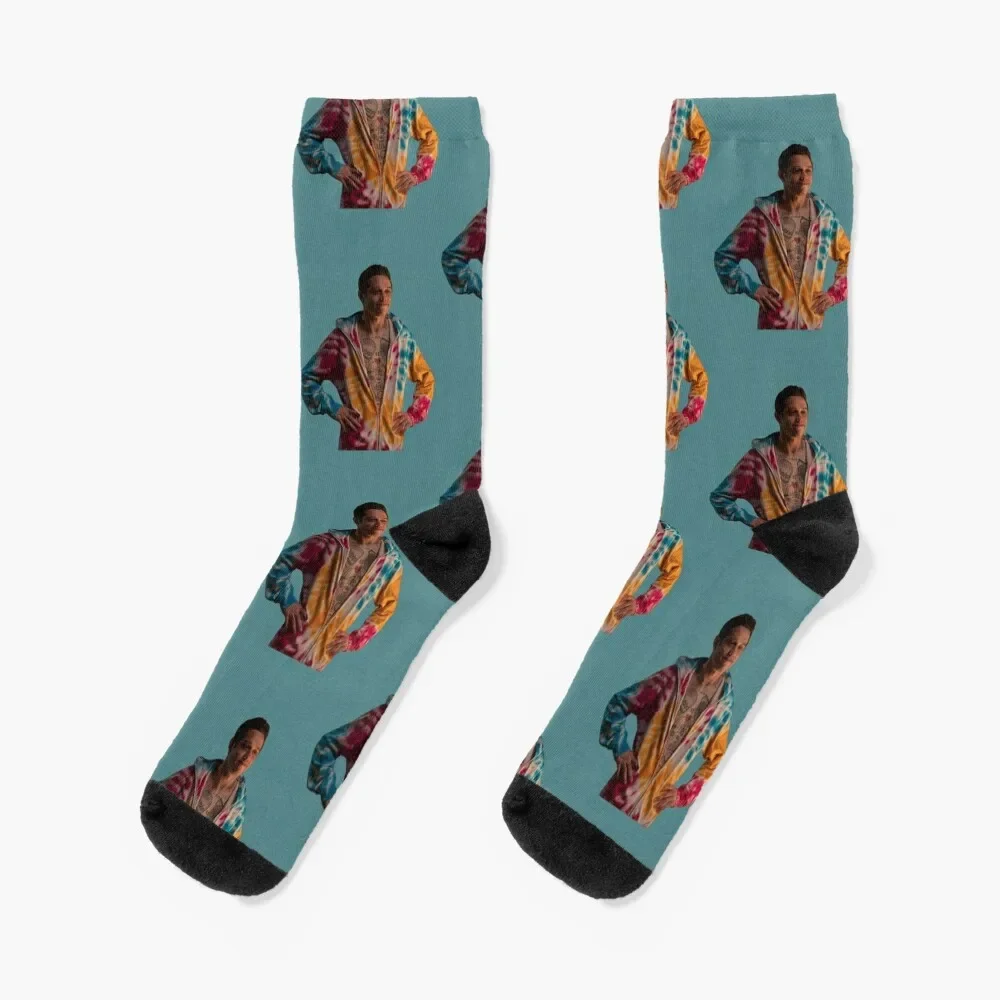 

The King Of Staten Island Pete Davidson in Tie Dye Hoodie Socks soccer anti-slip Lots halloween hip hop Socks Men's Women's