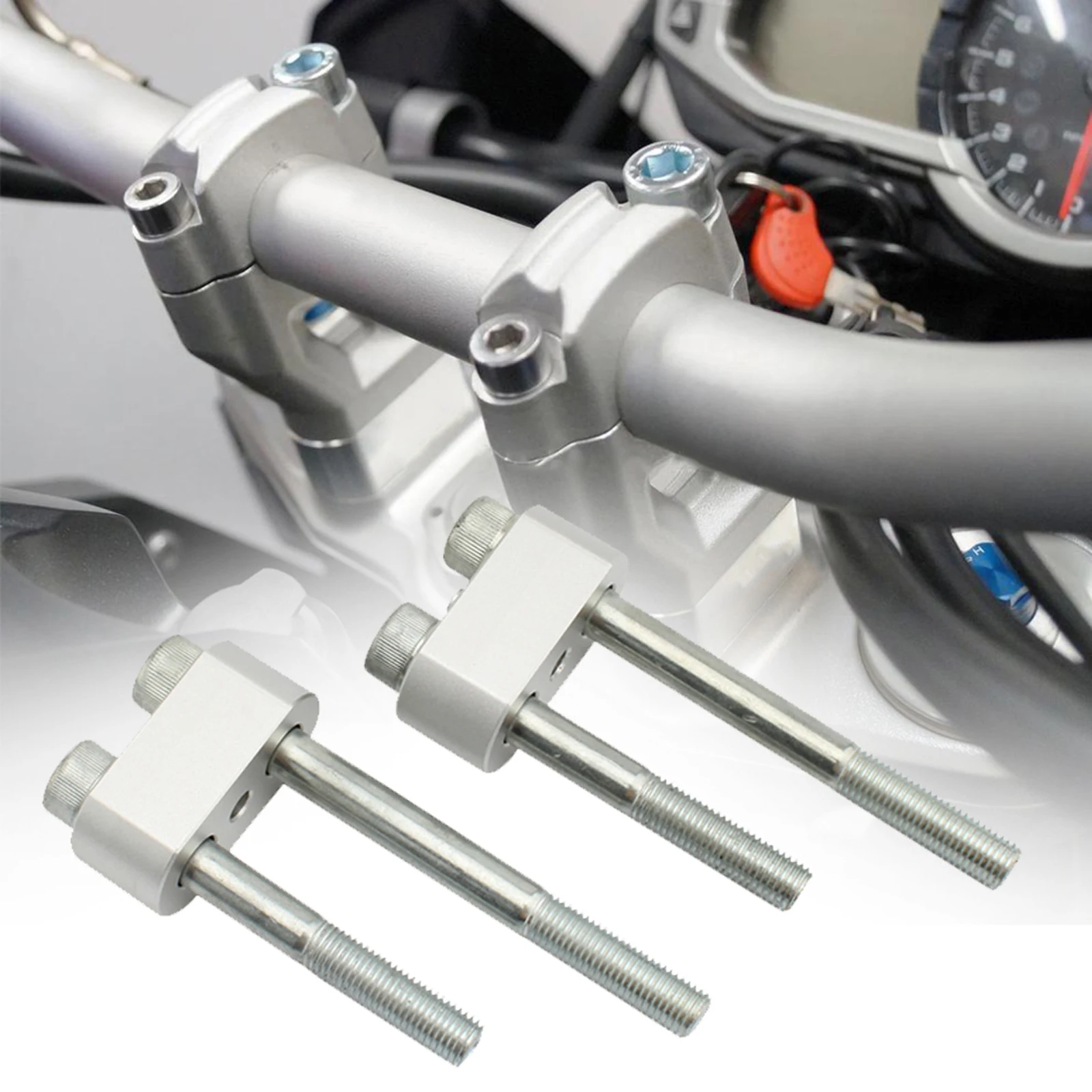 

Handlebar Risers Clamp Mount Kit For Tiger 800 Tiger Explorer XR Explorer 1200