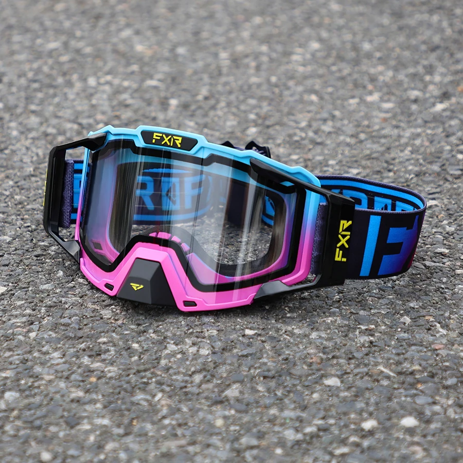 FXR Motorradbrille, beschlagfrei, staubdicht, winddicht, Schutzbrille für Motocross, Offroad-Rennen, Mountainbike, Skifahren, Sport