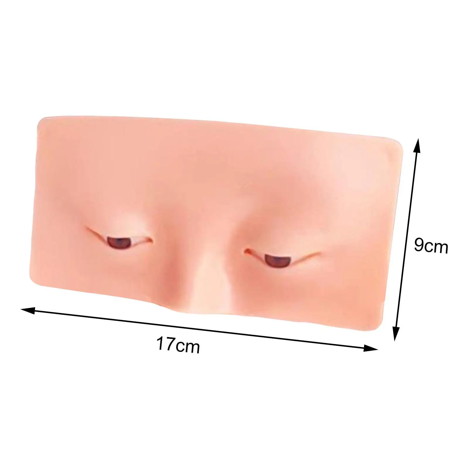 Eye Makeup Practice Face Salon Home Use 17x9cm Reusable Easy to Use Accessories