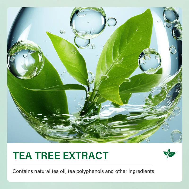 Árbol de té eliminación de acné suero reparación acné suero aceite retráctil poros eliminar puntos negros limpieza Facial desvanecimiento marcas de