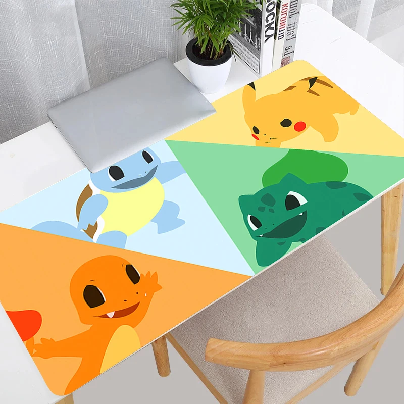 Mouse pad Pokemon Pikachu Computer Speed type carpet mat for e-sports players Laptop Keyboard Mousepad Office Desk Mat