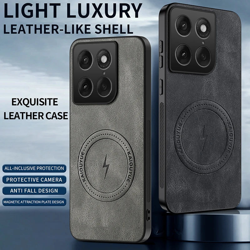 

For Motorola Signature Moto Edge 70 Ultra 5G Case Magnetic For MagSafe Napa-textured PU Silicone Leather Back Cover Bumper