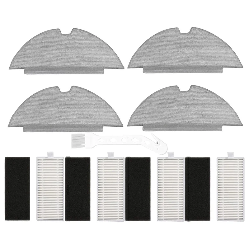 ABUD-вакуумные аксессуары для Eufy Robovac L35hybrid/L35 Hybrid + запасные части для робота Hepa-фильтр, тканевые подушечки для швабры, сменный аксессуар