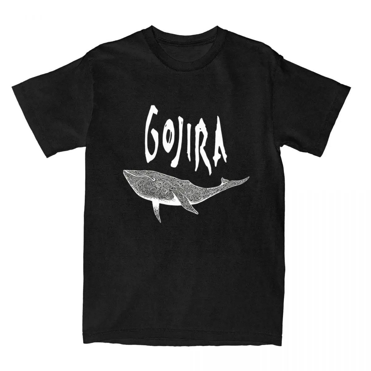 Men Women T-Shirts Gojiras Music Heavy Metal Funny Pure Cotton Tees Short Sleeve T Shirts Crew Neck Tops Big Size