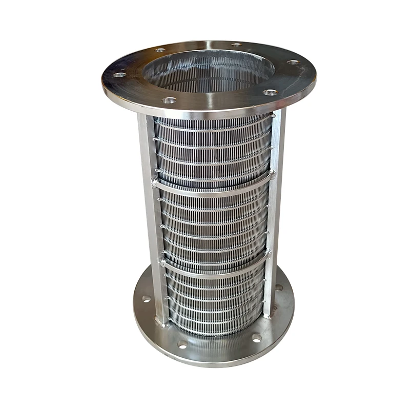 

Stainless steel 304 wedge wire mesh plate solid liquid separator drum filter