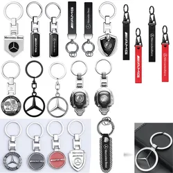 Estilo do carro Chaveiro Pingente, Metal Auto Chaveiro, Chaveiro Suporte para Mercedes Benz AMG C200 C260 C300 GLA CLA GLC W108 W124 W126