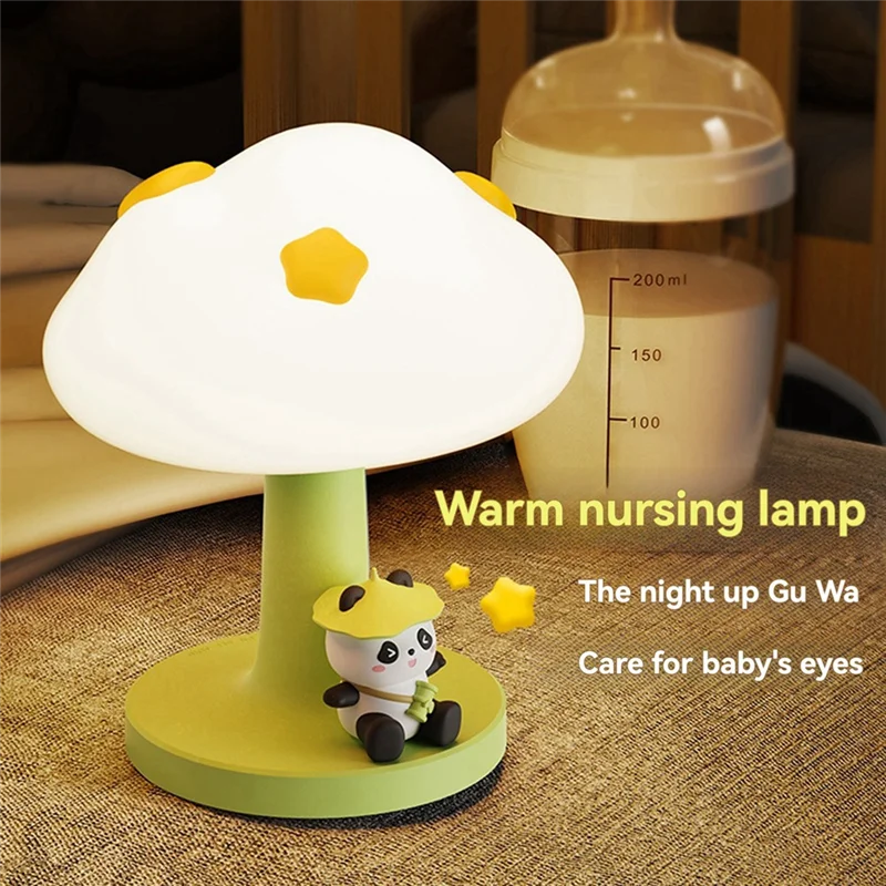 

LICE-Cloud Panda Night Light Bedside Lamp For Kids Bedside Lamp For Girls Gift Atmosphere Night Light