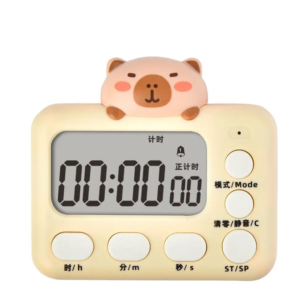 שעון חדש capybara מטבח חדש פונקציה מכשיר מגנטי 3-in-1 פונקציה שעון מעורר רב תכליתיים