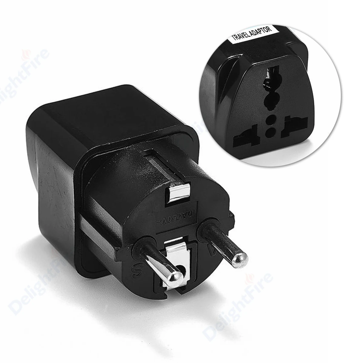 Universal EU European Plug Adapter EU US UK To EU Travel Adapter Socket Electrical Plug Converter Power Charger