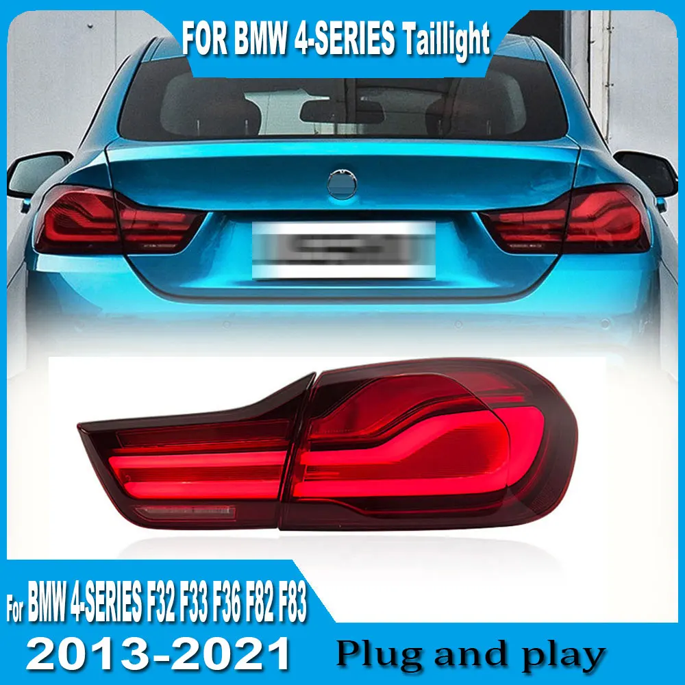 

Car Lights for BMW F32 F33 F36 F82 F83 M4 LED Tail Light 2013-2021 4 series Tail lamp Assembly DRL Accessories Plug and play