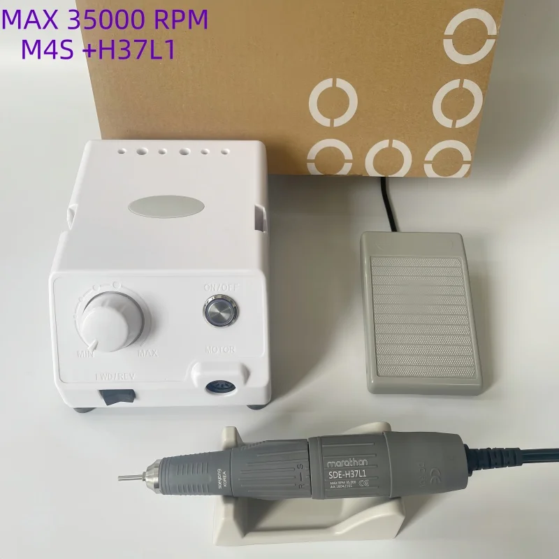 

Strong Professional Nails Micro Motor 35000 RPM SDE-H20N Handle Electric Nail Drill Machine New M4S Manicure Micromotor