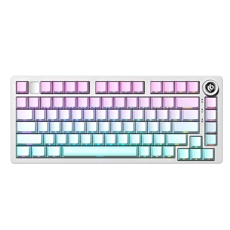 LEOBOG Hi75C Pro Mechanical Keyboard Kits Wired Keyboard 3-mode Wireless Aluminium Alloy Hot Swap Gasket Gaming Keyboard Gifts